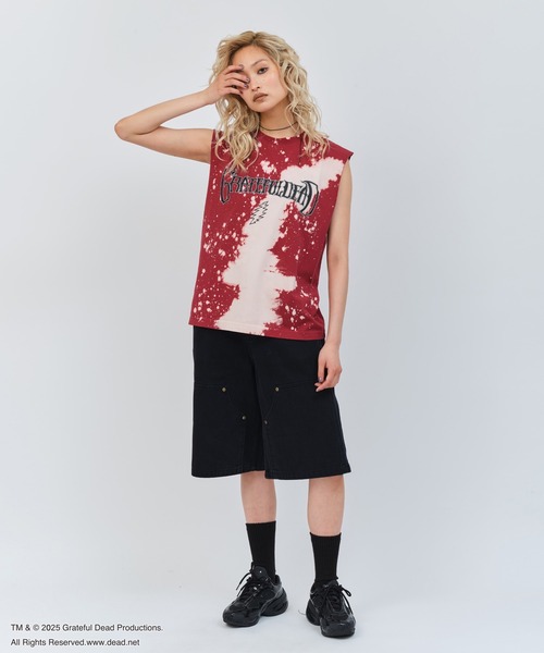 Grateful Dead(グレイトフルデッド)の「atmos pink Grateful Dead Tank Top / アトモス ピンク グレイトフル デッド タンクトップ 【SP】(タンクトップ・レディース・チャコール/レッド・FREE)」の10枚目の写真