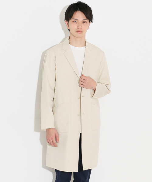 SENSE OF PLACE by URBAN RESEARCH（センスオブプレイスバイアーバンリサーチ）の「【B】ショップコート（その他アウター・メンズ・ライトベージュ/ネイビー・L/M）」の2枚目の写真