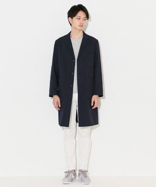 SENSE OF PLACE by URBAN RESEARCH（センスオブプレイスバイアーバンリサーチ）の「【B】ショップコート（その他アウター・メンズ・ライトベージュ/ネイビー・L/M）」の13枚目の写真