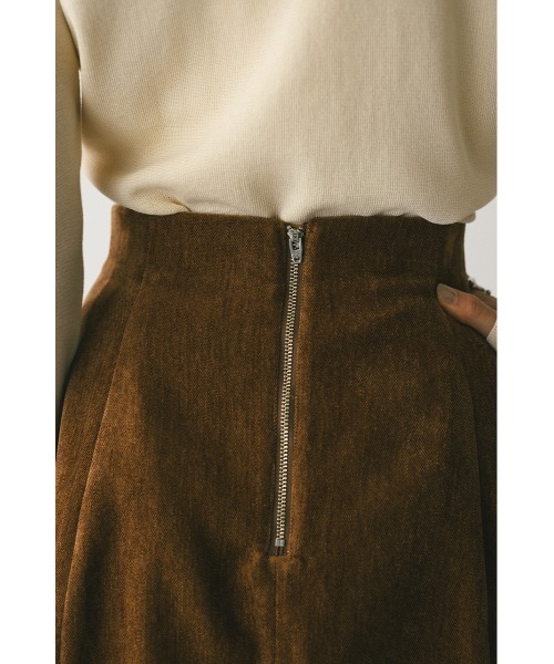 STYLEMIXER(スタイルミキサー)の「ベロアミニスカートパンツ(スカート・レディース・ブラック/ブラウン・SMALL/MEDIUM)」の18枚目の写真