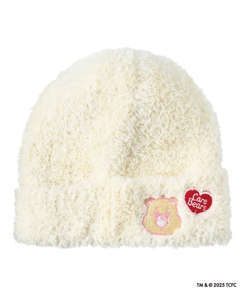 ケアベア 洗える ふわもこニット帽 ビーニー（ニットキャップ/ビーニー