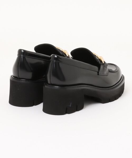 PASCUCCI（パスクッチ）の「【PASCUCCI】ラウンドトウメタルバックルローファー(D51624)（ローファー・レディース・ブラック/ブラック系その他・36/37/38/39/35）」の3枚目の写真