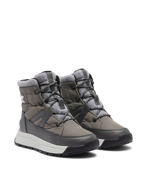 SOREL（ソレル）の「防滑 防水 防寒 SOREL／レディース ウィットニー３ ミッド ウォータープルーフ スノーブーツ／ソレル（ブーツ・レディース・ベージュ/グレー/ブラック/ブラウン・24.0cm/23.5cm/22.5cm/23.0cm/25.5cm/25.0cm/24.5cm/26.0cm）」の3枚目の写真