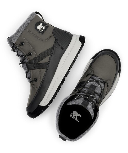 SOREL（ソレル）の「防滑 防水 防寒 SOREL／レディース ウィットニー３ ミッド ウォータープルーフ スノーブーツ／ソレル（ブーツ・レディース・ベージュ/グレー/ブラック/ブラウン・24.0cm/23.5cm/22.5cm/23.0cm/25.5cm/25.0cm/24.5cm/26.0cm）」の20枚目の写真