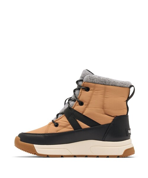 美品　SOREL 防水スノーブーツ ベージュ/ブラック 防滑 防水 防寒 SOREL／レディース ウィットニー3 ミッド ウォーター