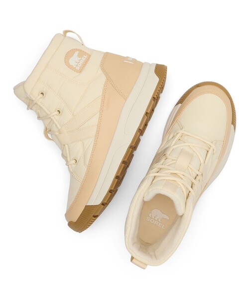 SOREL（ソレル）の「防滑 防水 防寒 SOREL／レディース ウィットニー３ ミッド ウォータープルーフ スノーブーツ／ソレル（ブーツ・レディース・ベージュ/グレー/ブラック/ブラウン・24.0cm/23.5cm/22.5cm/23.0cm/25.5cm/25.0cm/24.5cm/26.0cm）」の9枚目の写真