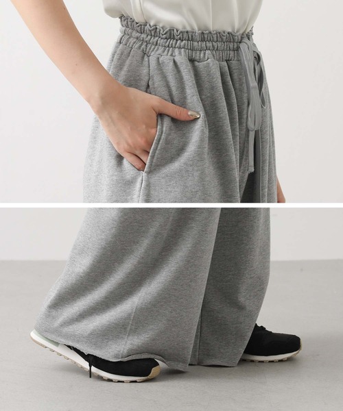 audrey and john wad（オードリーアンドジョンワッド）の「スウェットワイドイージーパンツ（その他パンツ・レディース・トップグレー・FREE）」の20枚目の写真