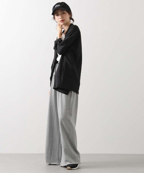 audrey and john wad（オードリーアンドジョンワッド）の「スウェットワイドイージーパンツ（その他パンツ・レディース・トップグレー・FREE）」の3枚目の写真