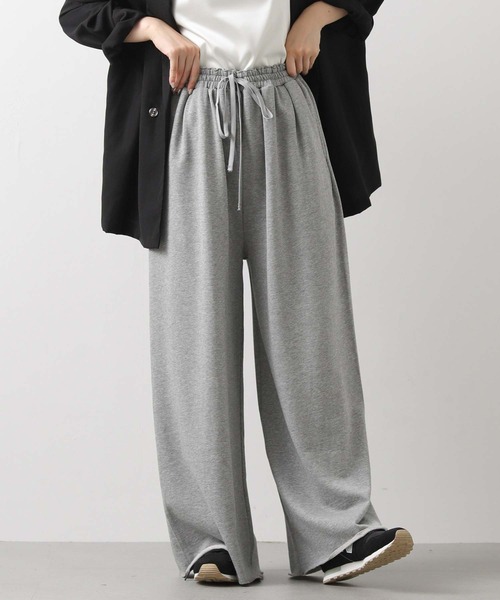 audrey and john wad（オードリーアンドジョンワッド）の「スウェットワイドイージーパンツ（その他パンツ・レディース・トップグレー・FREE）」の7枚目の写真