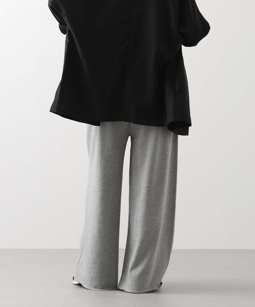 audrey and john wad（オードリーアンドジョンワッド）の「スウェットワイドイージーパンツ（その他パンツ・レディース・トップグレー・FREE）」の9枚目の写真