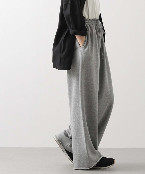 audrey and john wad（オードリーアンドジョンワッド）の「スウェットワイドイージーパンツ（その他パンツ・レディース・トップグレー・FREE）」の10枚目の写真