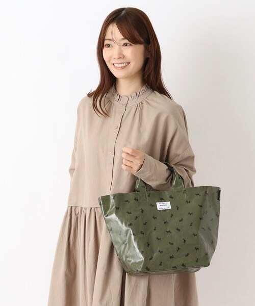 one'sterrace（ワンズテラス）の「ROOTOTE ルートート デリラミネート S（トートバッグ・レディース・グリーン系その他6/ブラック系8/アイボリー系8・99）」の17枚目の写真