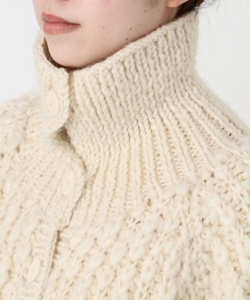 IENA LA BOUCLE(イエナラブークル)の「IENA LA BOUCLE スラブウールハンドニットブルゾン(その他アウター・レディース・アイボリー・FREE)」の19枚目の写真