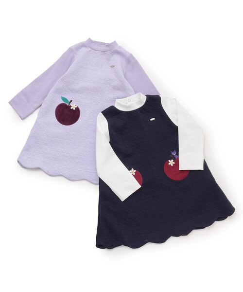 りんごアップリケワンピース（ワンピース）｜ANNA SUI mini（アナスイ