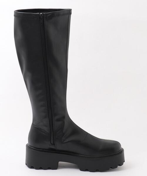 WEGO（ウィゴー）の「WEGO/プレーンロングブーツ（ブーツ・レディース・ブラック/ブラウン・MEDIUM/SMALL/LARGE）」の18枚目の写真