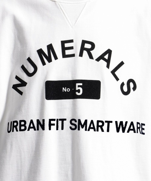 NUMERALS（ヌメラルズ）の「【NUMERALS】カレッジプリントロングスリーブTEE（Tシャツ/カットソー・メンズ・オフホワイト/パープル/ブラック・LARGE/MEDIUM）」の16枚目の写真