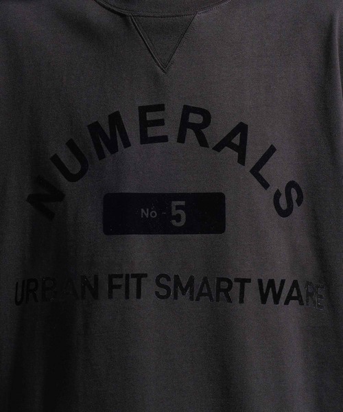 NUMERALS（ヌメラルズ）の「【NUMERALS】カレッジプリントロングスリーブTEE（Tシャツ/カットソー・メンズ・オフホワイト/パープル/ブラック・LARGE/MEDIUM）」の17枚目の写真