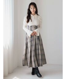 dazzlin | シャツカラーコルセットタックワンピース(ワンピース)