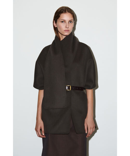 COS ダブルフェイスウールスカーフケープ DOUBLE-FACED WOOL SCARF CAPE ダブルフェイスウールマフラー