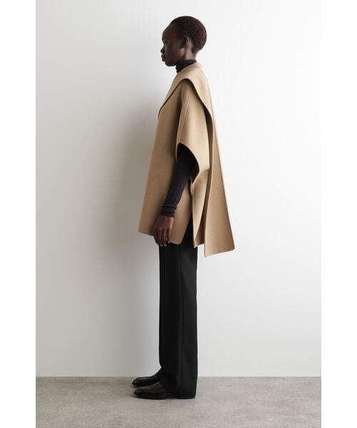 ダブルフェイスウールスカーフケープ（その他アウター）｜COS（コス