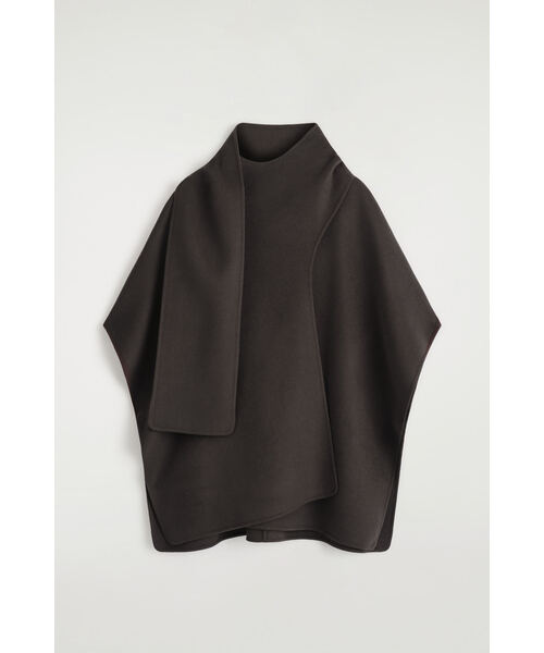 COS ダブルフェイスウールスカーフケープ DOUBLE-FACED WOOL SCARF CAPE ダブルフェイスウールスカーフケープ