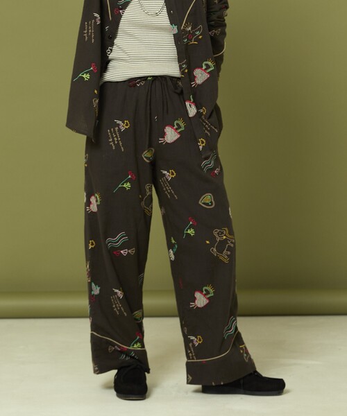 セール】Freada/フリーダ モチーフ刺繍 柄 パンツ（その他パンツ