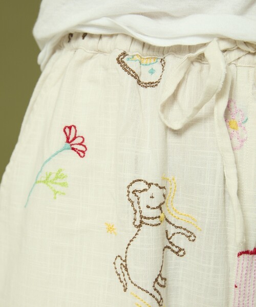 セール】Freada/フリーダ モチーフ刺繍 柄 パンツ（その他パンツ