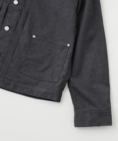 JIEDA(ジエダ)の「JIEDA /ジエダPOVER G JACKET(ブルゾン・メンズ・グレー/ブラック・2/1)」の4枚目の写真