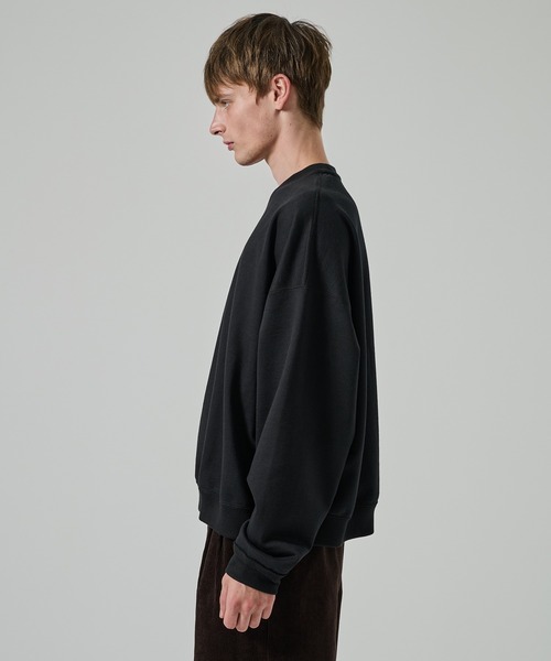 MARKAWARE オーガニックコットンヘビー吊裏毛 ヒュージスウェット MARKAWARE - HUGE SWEAT SHORT - FOREST GREY / オーガニック