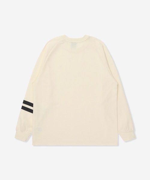 Hurley (ハーレー)の「【Hurley/ハーレー】ヘビーウエイトサーマルロングTシャツ 吸水速乾 オーバーサイズシルエット ワンポイント THERMAL BP LS(Tシャツ/カットソー・メンズ・オフホワイト/ブラック/カーキブラウン/ブラック×イエロー/ブラック×ピンク/ブラック×ブルー・MEDIUM/LARGE/X-LARGE/SMALL)」の7枚目の写真