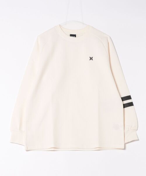 Hurley (ハーレー)の「【Hurley/ハーレー】ヘビーウエイトサーマルロングTシャツ 吸水速乾 オーバーサイズシルエット ワンポイント THERMAL BP LS(Tシャツ/カットソー・メンズ・オフホワイト/ブラック/カーキブラウン/ブラック×イエロー/ブラック×ピンク/ブラック×ブルー・MEDIUM/LARGE/X-LARGE/SMALL)」の16枚目の写真