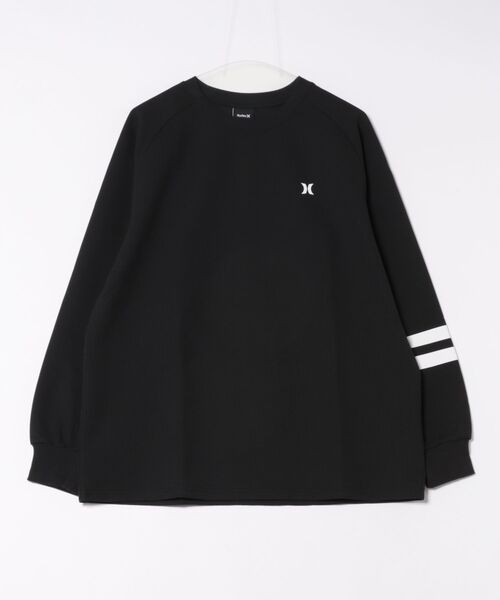 Hurley (ハーレー)の「【Hurley/ハーレー】ヘビーウエイトサーマルロングTシャツ 吸水速乾 オーバーサイズシルエット ワンポイント THERMAL BP LS(Tシャツ/カットソー・メンズ・オフホワイト/ブラック/カーキブラウン/ブラック×イエロー/ブラック×ピンク/ブラック×ブルー・MEDIUM/LARGE/X-LARGE/SMALL)」の17枚目の写真