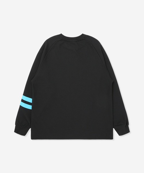 Hurley (ハーレー)の「【Hurley/ハーレー】ヘビーウエイトサーマルロングTシャツ 吸水速乾 オーバーサイズシルエット ワンポイント THERMAL BP LS(Tシャツ/カットソー・メンズ・オフホワイト/ブラック/カーキブラウン/ブラック×イエロー/ブラック×ピンク/ブラック×ブルー・MEDIUM/LARGE/X-LARGE/SMALL)」の20枚目の写真