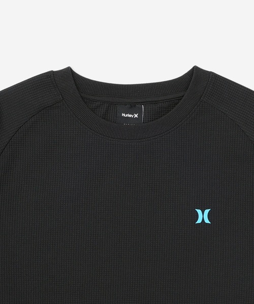 Hurley (ハーレー)の「【Hurley/ハーレー】ヘビーウエイトサーマルロングTシャツ 吸水速乾 オーバーサイズシルエット ワンポイント THERMAL BP LS(Tシャツ/カットソー・メンズ・オフホワイト/ブラック/カーキブラウン/ブラック×イエロー/ブラック×ピンク/ブラック×ブルー・MEDIUM/LARGE/X-LARGE/SMALL)」の21枚目の写真