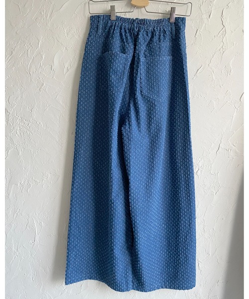 She's Closet(シーズクローゼット)の「ペプラムギャザーデニムキャミソールビスチェ&ワイドデニムパンツセットアップ(セットアップ・レディース・ライトブルー/ブルー/ネイビー/インディゴブルー・FREE)」の16枚目の写真