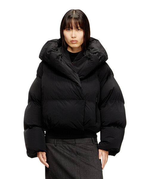 DIESEL(ディーゼル)の「ウィメンズ ウィンタージャケット W-ILEY-T1 JACKET(ブルゾン・レディース・ブラック/その他・36/40/38/42)」の12枚目の写真