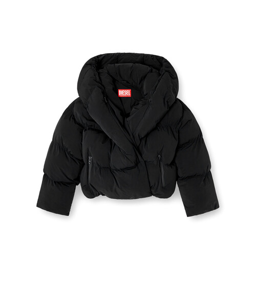 DIESEL(ディーゼル)の「ウィメンズ ウィンタージャケット W-ILEY-T1 JACKET(ブルゾン・レディース・ブラック/その他・36/40/38/42)」の13枚目の写真
