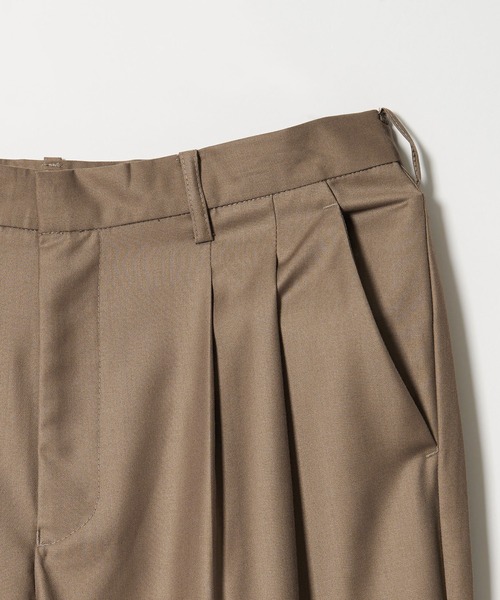 info. BEAUTY&YOUTH（インフォビューティアンドユース）の「【マルチサイズ】ルーズ タック テーパード パンツ（スラックス・メンズ・ダークベージュ/ブラック/ダークネイビー/チャコールグレー/グレー/カーキブラウン・マルチサイズ）」の9枚目の写真
