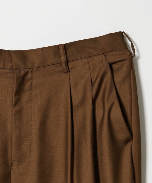 info. BEAUTY&YOUTH（インフォビューティアンドユース）の「【マルチサイズ】ルーズ タック テーパード パンツ（スラックス・メンズ・ダークベージュ/ブラック/ダークネイビー/チャコールグレー/グレー/カーキブラウン・マルチサイズ）」の10枚目の写真