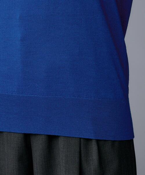 UNTITLED（アンタイトル）の「【洗える/きれいめ】Vネックプルオーバーニット（ニット/セーター・レディース・ブラウン系/ブラック/チャコールグレー/ブルー系その他・48/44/04/02/00）」の6枚目の写真