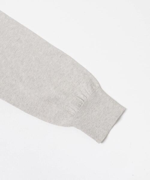 ITEMS URBANRESEARCH(アイテムズ アーバンリサーチ)の「カシミヤ×コットンポロセーター(ニット/セーター・メンズ・ブラック/グレー/モカ/ボルドー・MEDIUM/LARGE)」の10枚目の写真