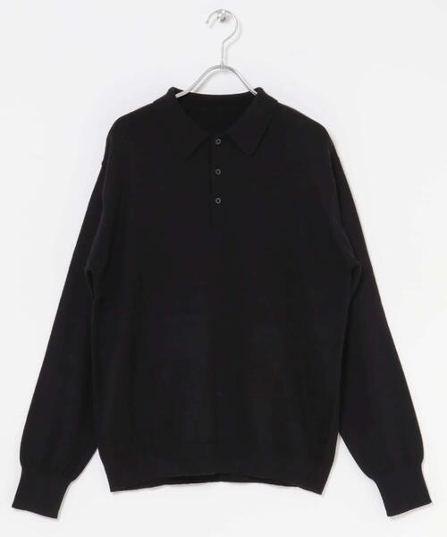 セール】カシミヤ×コットンポロセーター（ニット/セーター）｜ITEMS