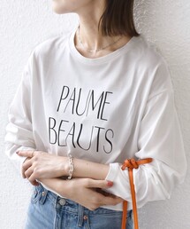 プリント ロゴ ロング スリーブ TEE
