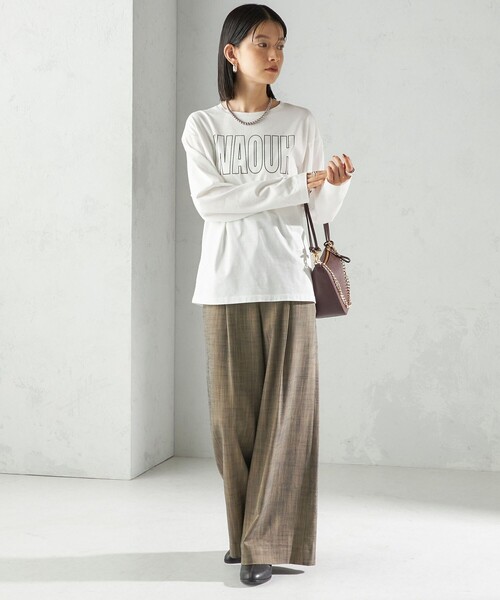 セール】プリント ロゴ ロング スリーブ TEE（Tシャツ/カットソー