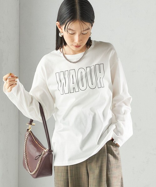 セール】プリント ロゴ ロング スリーブ TEE（Tシャツ/カットソー