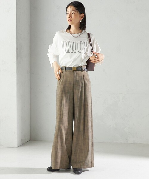 11/16(日)出品終了_LOHEN⭐︎カーブスリーブロングTシャツ美品⭐︎ 似合う色見つかる6色展開/推しカラー】刺繍ロングスリーブTシャツ