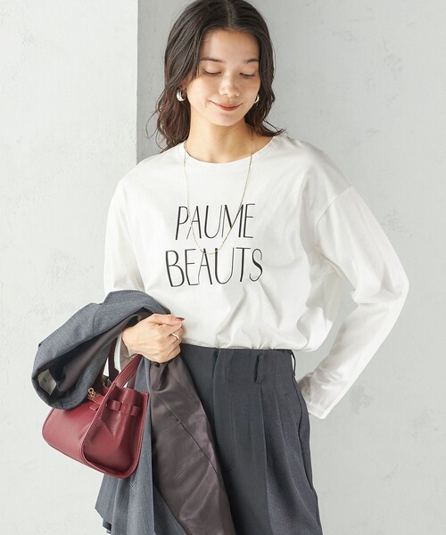 セール】プリント ロゴ ロング スリーブ TEE（Tシャツ/カットソー