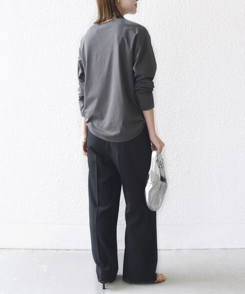 プリント ロゴ ロング スリーブ TEE（Tシャツ/カットソー）｜SHIPS