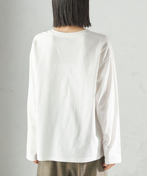 プリント ロゴ ロング スリーブ TEE（Tシャツ/カットソー）｜SHIPS