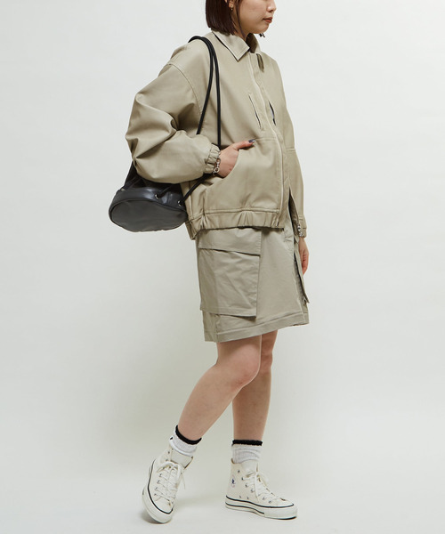 HL】VINTAGE SYNTHETIC LEATHER BLOUSON（ブルゾン）｜CONVERSE